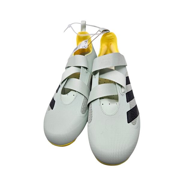 NEW Adidas 11.5 Cycling Shoe Sneaker Gray Gym Stripe Clip Active Workout - Picture 3 of 6
